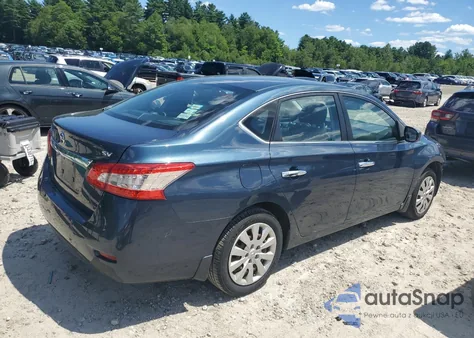2013 Nissan Sentra S z USA, uszkodzony, nr VIN 1N4AB7AP3DN902918
